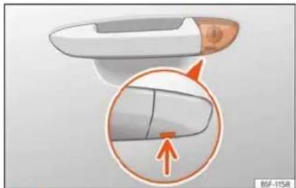 SEAT Ibiza (2023) - Déverrouillage ou verrouillage d'urgence de la porte du conducteur - 1