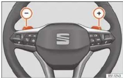 SEAT Ibiza (2023) - Passer les rapports en mode Tiptronic - 2