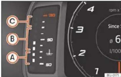 SEAT Ibiza (2023) - Indicateur de température du liquide de refroidissement - 2