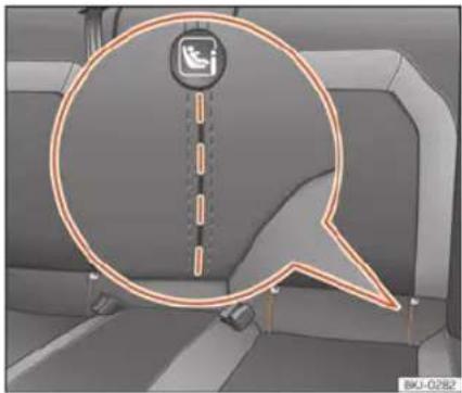 SEAT Ibiza (2023) - Fixation du siège pour enfants avec le système ISOFIX ou i-Size - 1