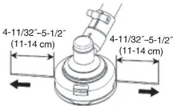 4-11/32"-5-1/2" (11-14 cm) 4-11/32"-5-1/2" (11-14 cm)