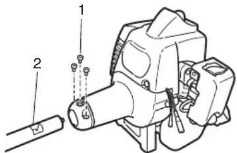 Tanaka TCG22EAP2SLB - Arbre d'entraînement du moteur (Fig. 1) - 1