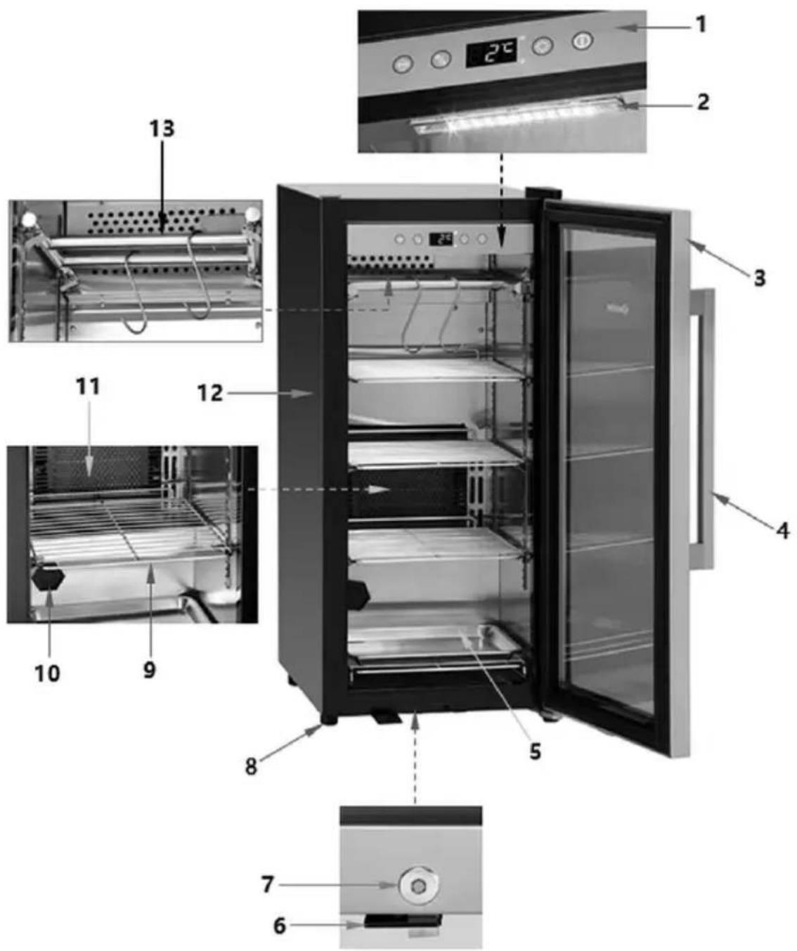 BARTSCHER Dry Age cabinet 63 - Éléments de l'appareil - 2