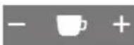 MELITTA AromaFresh Pro X - Indstilling af antal kopper, der skal brygges - 1
