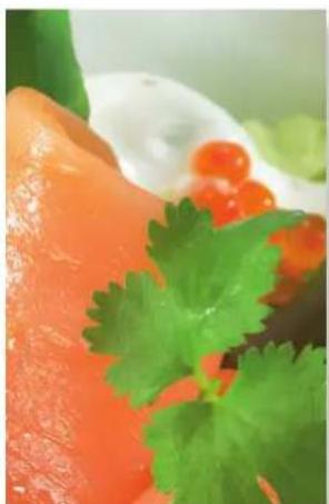 TRISA Pure Steamer 7694.42 - Insalata di asparagi con salmone affumicato alla salsa di panna acida con limone - 1