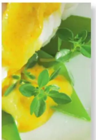 TRISA Pure Steamer 7694.42 - Monkfish kebab with lemon grass and coconut curry sauce - 1