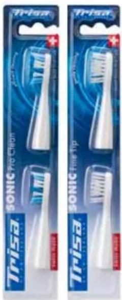 TRISA Sonic Performance 4664.05 - Deux types de brosses adaptées aux besoins individuels. - 1