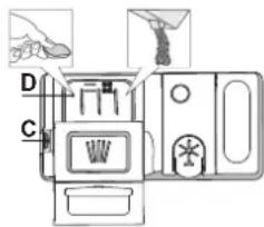 WHIRLPOOL W7I HT58 T - RIEMPIMENTO DEL DISTRIBUTORE DETERSIVO - 1