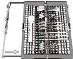 WHIRLPOOL W7I HT58 T - CUTLERY RACK - 2