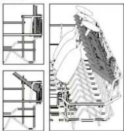 WHIRLPOOL W7I HT58 T - VOLETS PLIABLES AVEC POSITIONS AJUSTABLES - 1