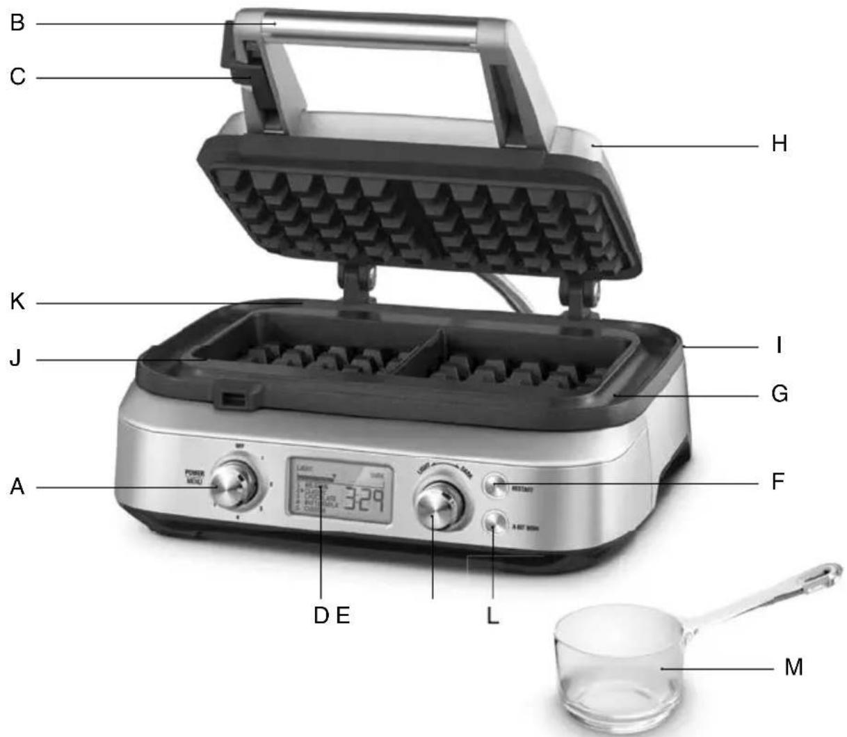 SAGE the Smart Wafﬂe BWM620 - BEWAAR DEZE INSTRUCTIES - 1