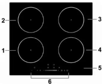 CANDY CIS642SCTT/1 - Vue de dessus - 2