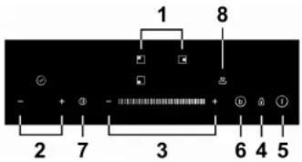 CANDY CIS642SCTT/1 - Панель управления - 1