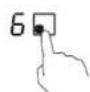 CANDY CIS642SCTT/1 - Impostazione del timer per spegnere una zona di cottura - 1
