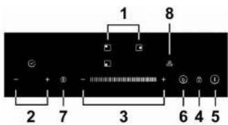 CANDY CIS642SCTT/1 - Ovládací panel - 1