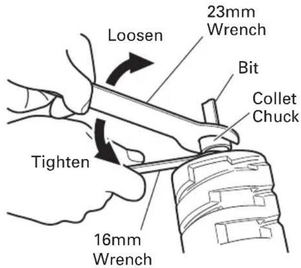 HITACHI KM12VC - Removing bits - 2