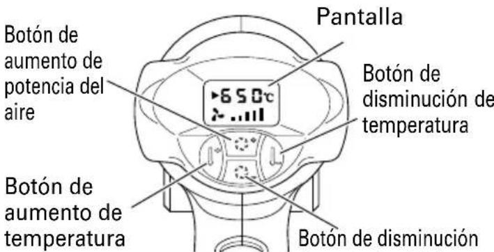 HITACHI RH650V - Ajuste de la temperatura (Fig.1, Fig. 2, Fig.3) - 1