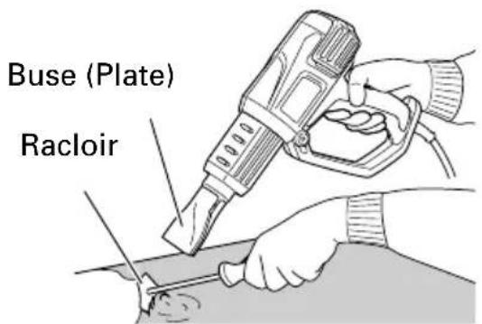 HITACHI RH650V - Décapage de la peinture (Fig. 6) - 1