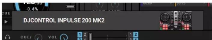 DJCONTROL INPUTSE 200 MK2 CUE/ VOL 1 2 3 4 1 2 3 4