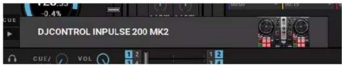 DJCONTROL INPUTSE 200 MK2 CUE/ VOL 1 2 3 4 1 2 3 4