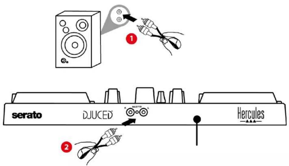 serato DJUCED Hercules ① ②