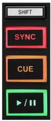 HERCULES DJControl Inpulse 200 MK2 - 走帶按鈕 - 1