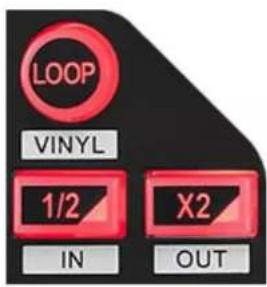 LOOP VINYL 1/2 X2 IN OUT