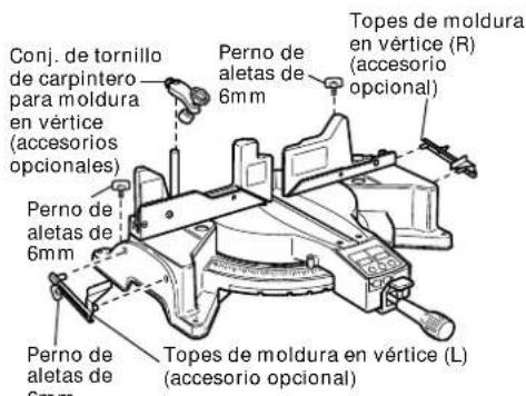 HITACHI C12FDH - Método de corte de moldura en vértice sin inclinar la hoja de sierra - 1