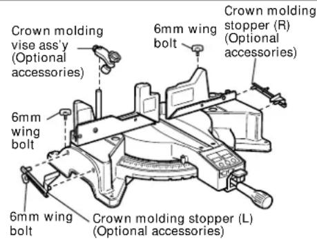 HITACHI C12FDH - Cutting method of crown molding without tilting the saw blade - 1