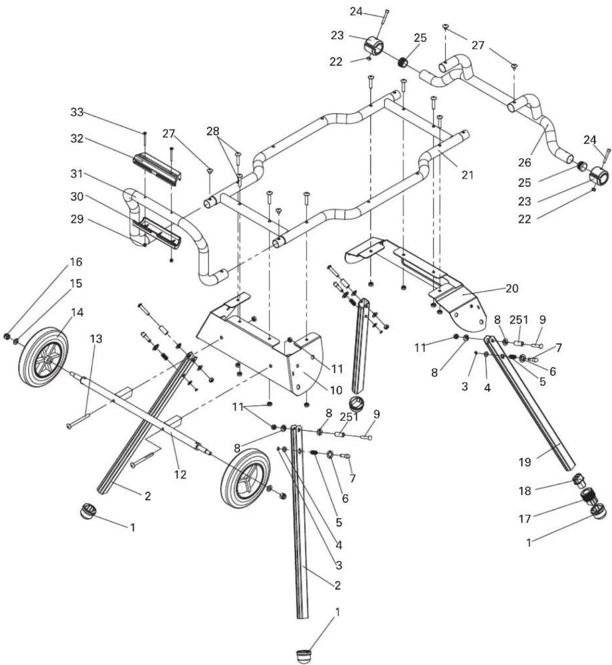 HITACHI C10RJ - ELECTRIC TOOL PARTS LIST - 1