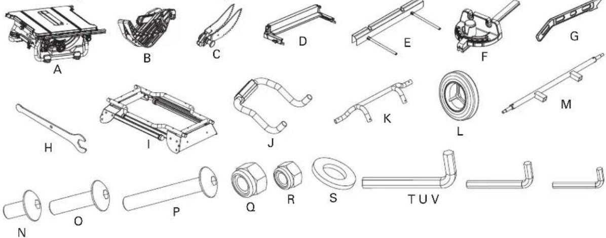 HITACHI C10RJ - LOOSE PARTS - 1