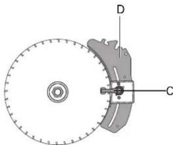 HITACHI C10RJ - Through cutting riving kinfe installation and position - 1