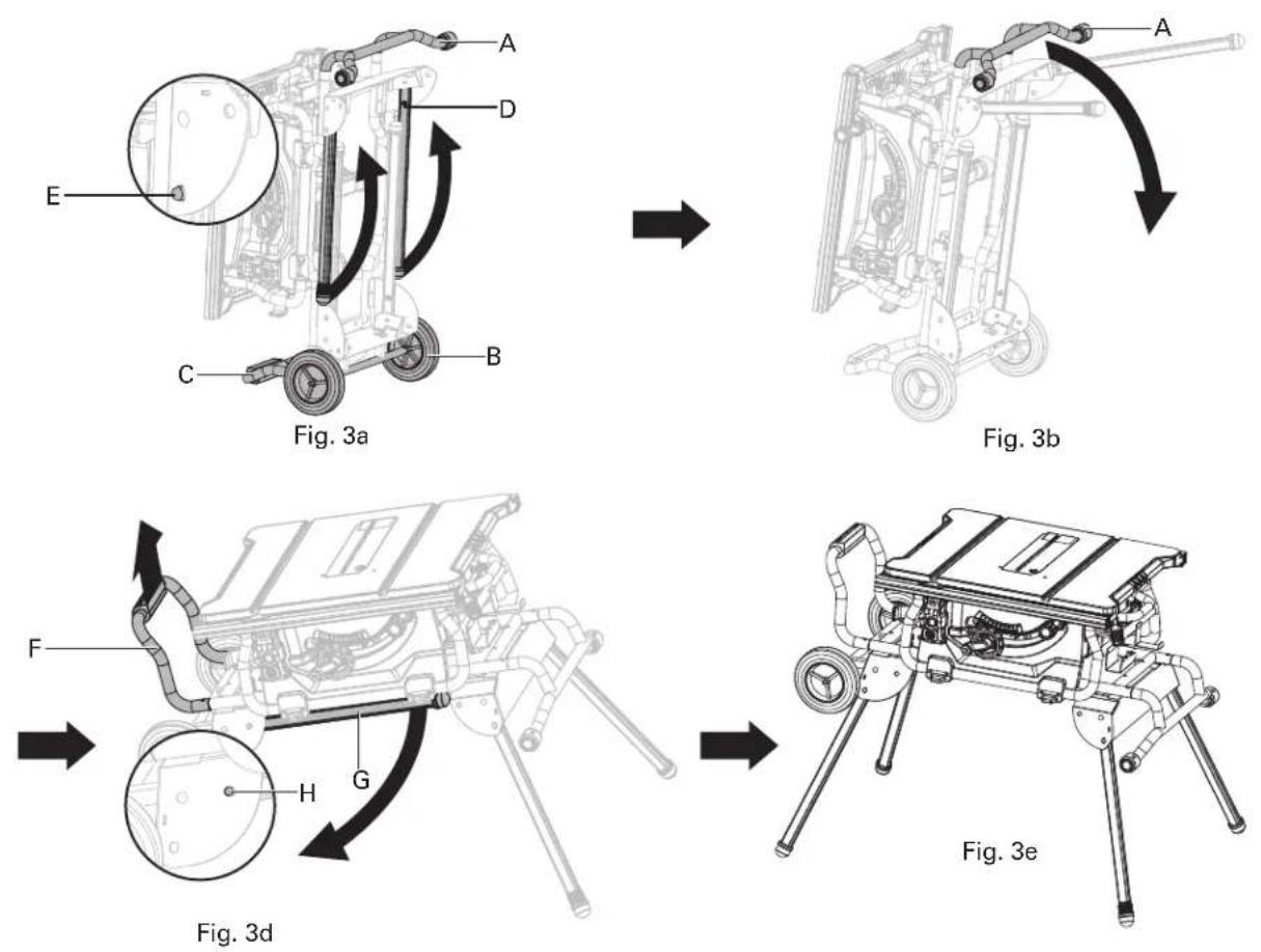 HITACHI C10RJ - ⚠AVERTISSEMENT : Éloigner les doigts des charnières pendant l'ouverture du socle. Les doigts risquent d'être écrasés ou contusionnés. - 1
