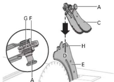 HITACHI C10RJ - APERTURA DEL SOPORTE (Fig. 3a-3d) - 2