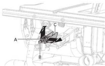 HITACHI C10RJ - ANTI-KICKBACK PAWLS AND BLADE GUARD INSTALLATION (Fig. 8a-8b) - 1