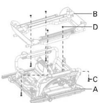 HITACHI C10RJ - ENSAMBLAJE DEL SOPORTE (Fig. 2a-2e) - 1