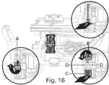 HITACHI C10RJ - CONJUNTO DEL INTERRUPTOR (FIG. 16) - 1