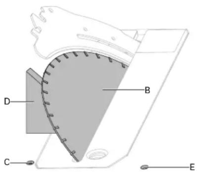 HITACHI C10RJ - TO CHECK 90° (0°) BEVEL: - 1