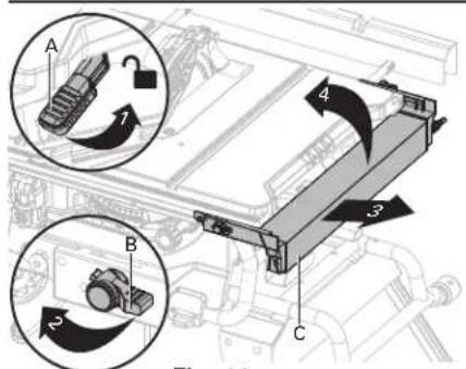 HITACHI C10RJ - RIP FENCE INSTALLATION (FIG. 11a-11c) - 1