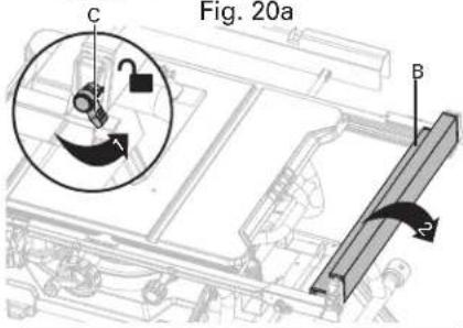 HITACHI C10RJ - RIP FENCE (FIG. 20a-20c) - 3