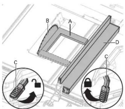 HITACHI C10RJ - ALIGNING RIP FENCE TO BLADE (FIG. 30a-30b) - 1