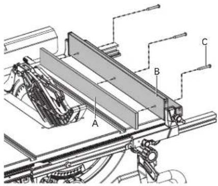 HITACHI C10RJ - HOW TO MAKE AN AUXILIARY FENCE (FIG. 26) - 1