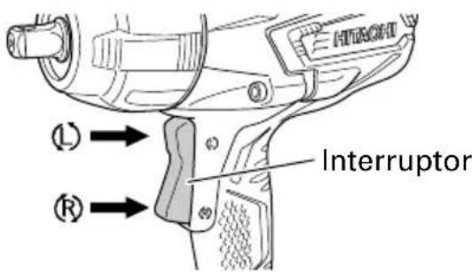 HITACHI WR16SE - Operación del interruptor (Fig.3) - 1
