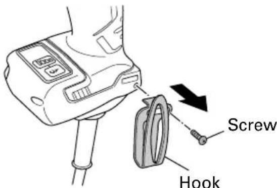 HITACHI WR16SE - Using the hook - 1