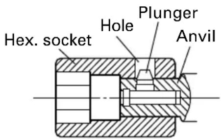 HITACHI WR16SE - Mounting the socket (Fig.2) - 1