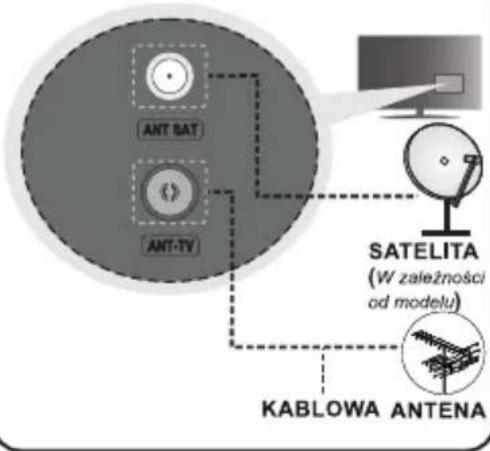 ANT BAT ANT-TV SATELITA (W zależności od modelu) KABLOWA ANTENA