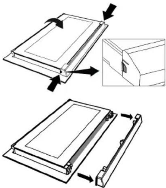 BEKO BBIE11100B - De interne glasplaat verwijderen van de ovendeur - 1