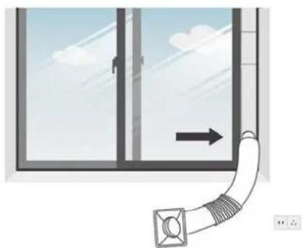 SUNTEC Coolfixx 16000 BTU App - Exhaust hose installation - 4