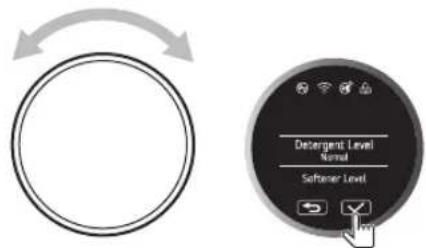LG WM5700HVA - Utilisation de la fonctionnalité de distribution manuelle - 2
