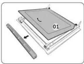 SAMSUNG NV7B41304CB - Puerta de cristal - 2